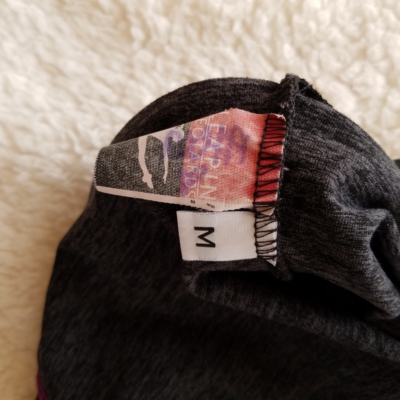 Leapin Leotards Dark Gray Racerback Tank Top - Picture 3 of 8